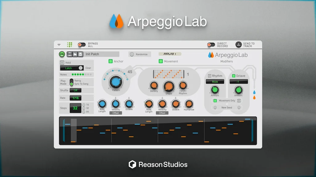 Arpeggio Lab de Reason Studios - Plugsónico