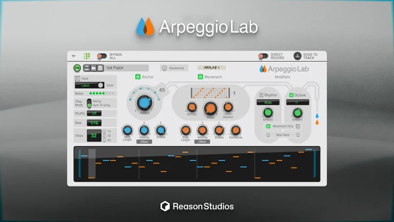 Arpeggio Lab de Reason Studios - Plugsónico
