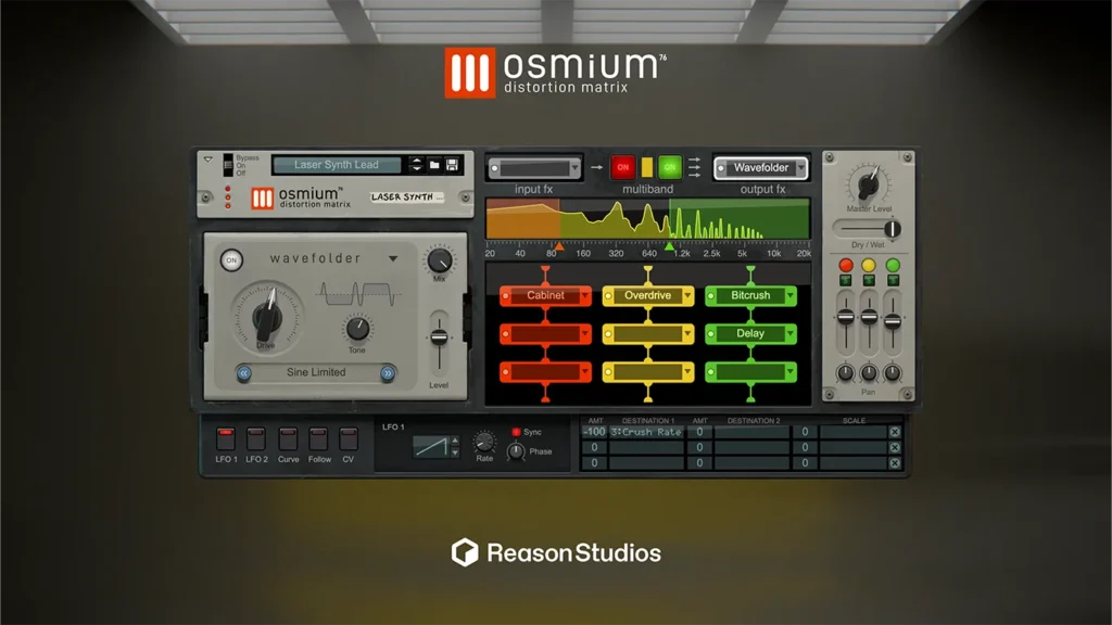 Osmium Distortion Matrix de Reason Studios - Reason en Español