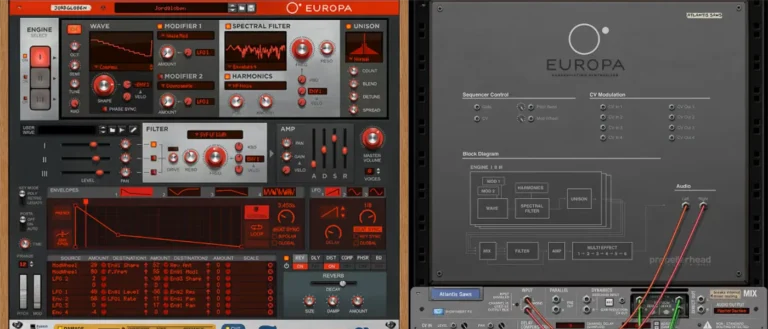 Reason Studios, vista de Reason Rack | Reason en Español